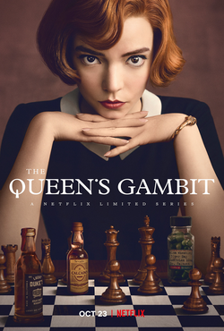 Promotional Poster for Netflix series "The Queen's Gambit."